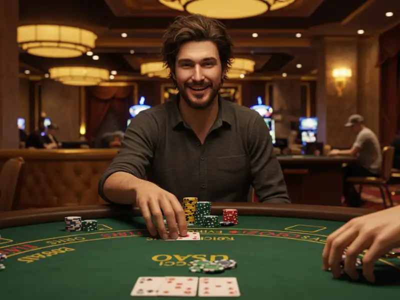 Ph Bet Casino members engaged in an intense online poker game.