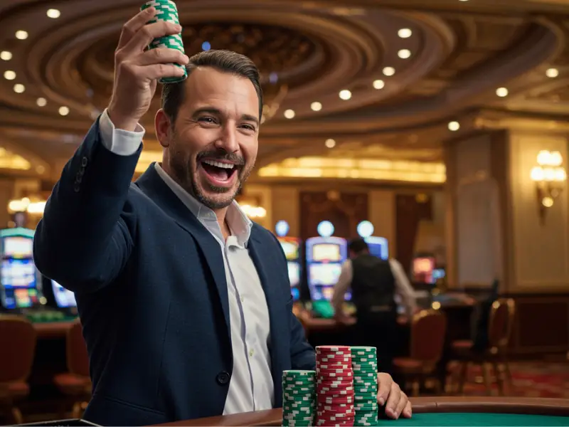 scatter game online casino betting scene with flashing reels and bonus rounds